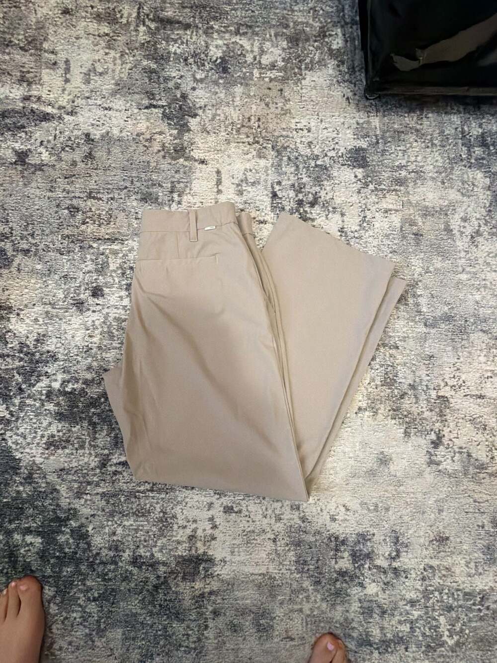 Vuori Womens Beige Recycled Polyamide Elastane Blend Pants Size S